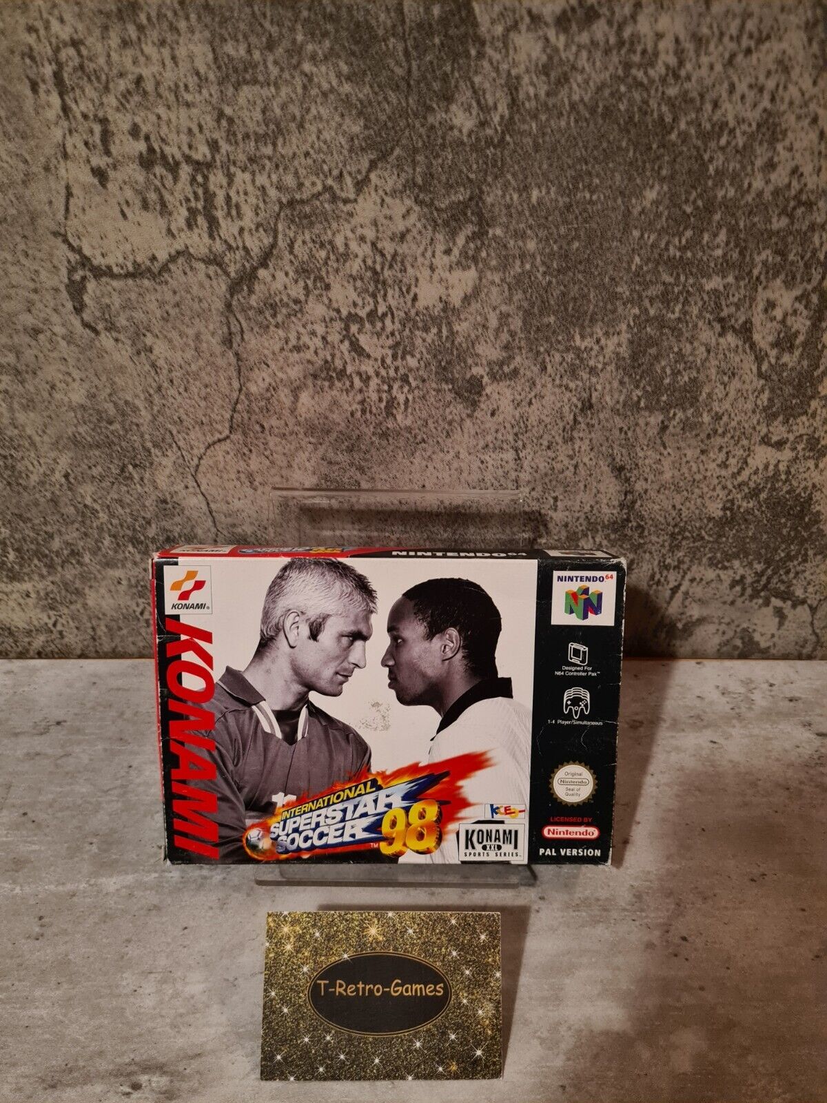 N64 Nintendo 64 International Superstar Soccer 98 mit OVP und Anleitung EUR - T-Retro-Games
