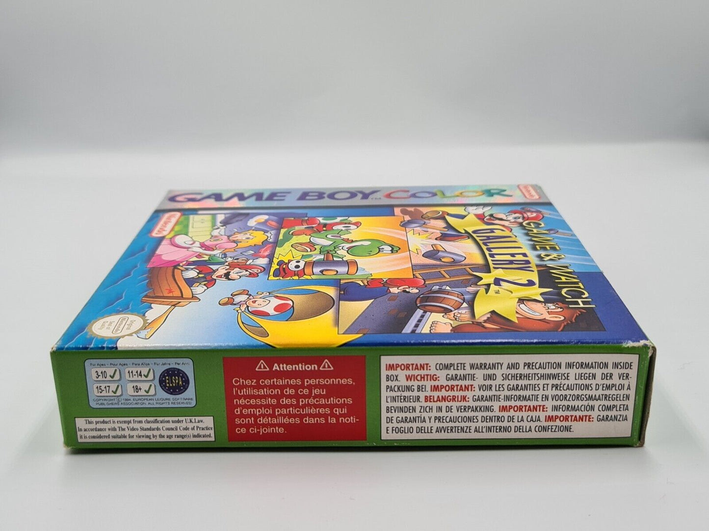 Nintendo Game Boy Color Spiel Game & Watch Gallery 2 mit OVP und Anleitung EUR - T-Retro-Games