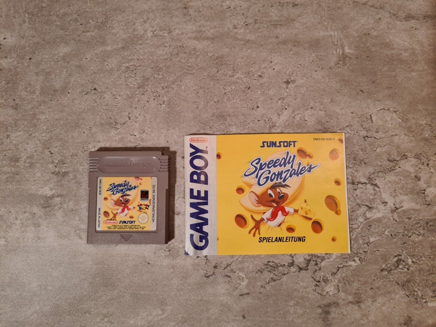 Nintendo Game Boy Classic Speedy Gonzales mit OVP und Anleitung NOE - T-Retro-Games