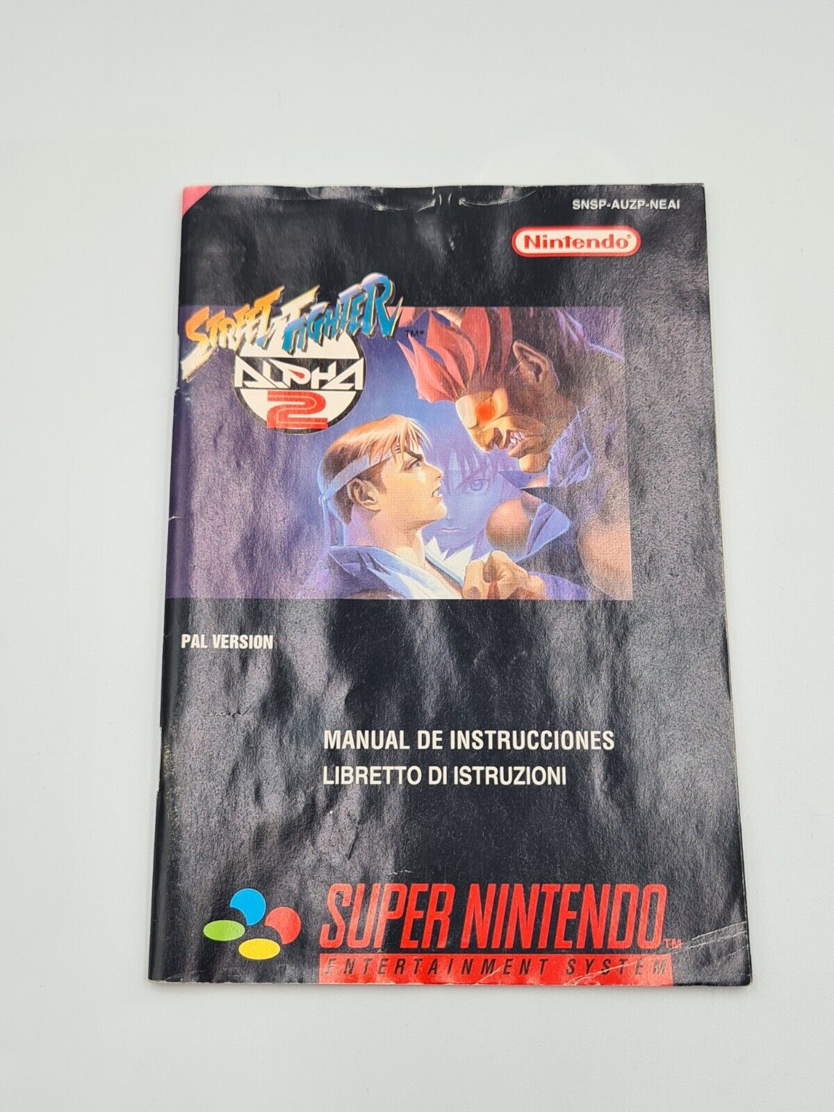 SNES Super Nintendo Street Fighter Alpha 2 mit OVP und Anleitung NEAI - T-Retro-Games