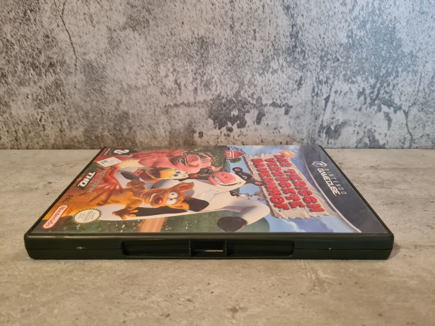 Nintendo GameCube Der Tierisch Verrückte Bauernhof mit OVP und Anleitung NOE