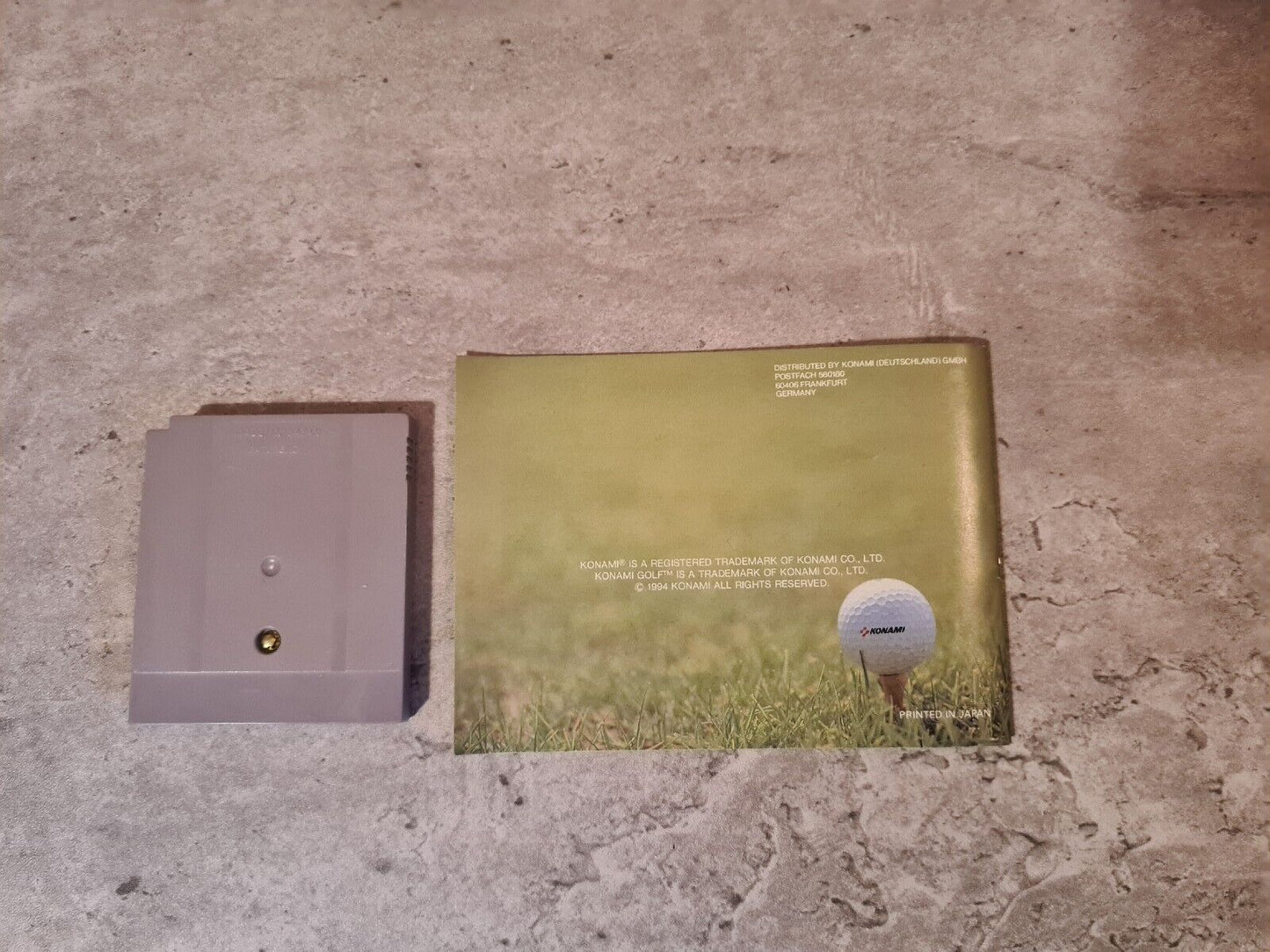 Nintendo Game Boy Classic Konami Golf mit OVP und Anleitung NOE - T-Retro-Games