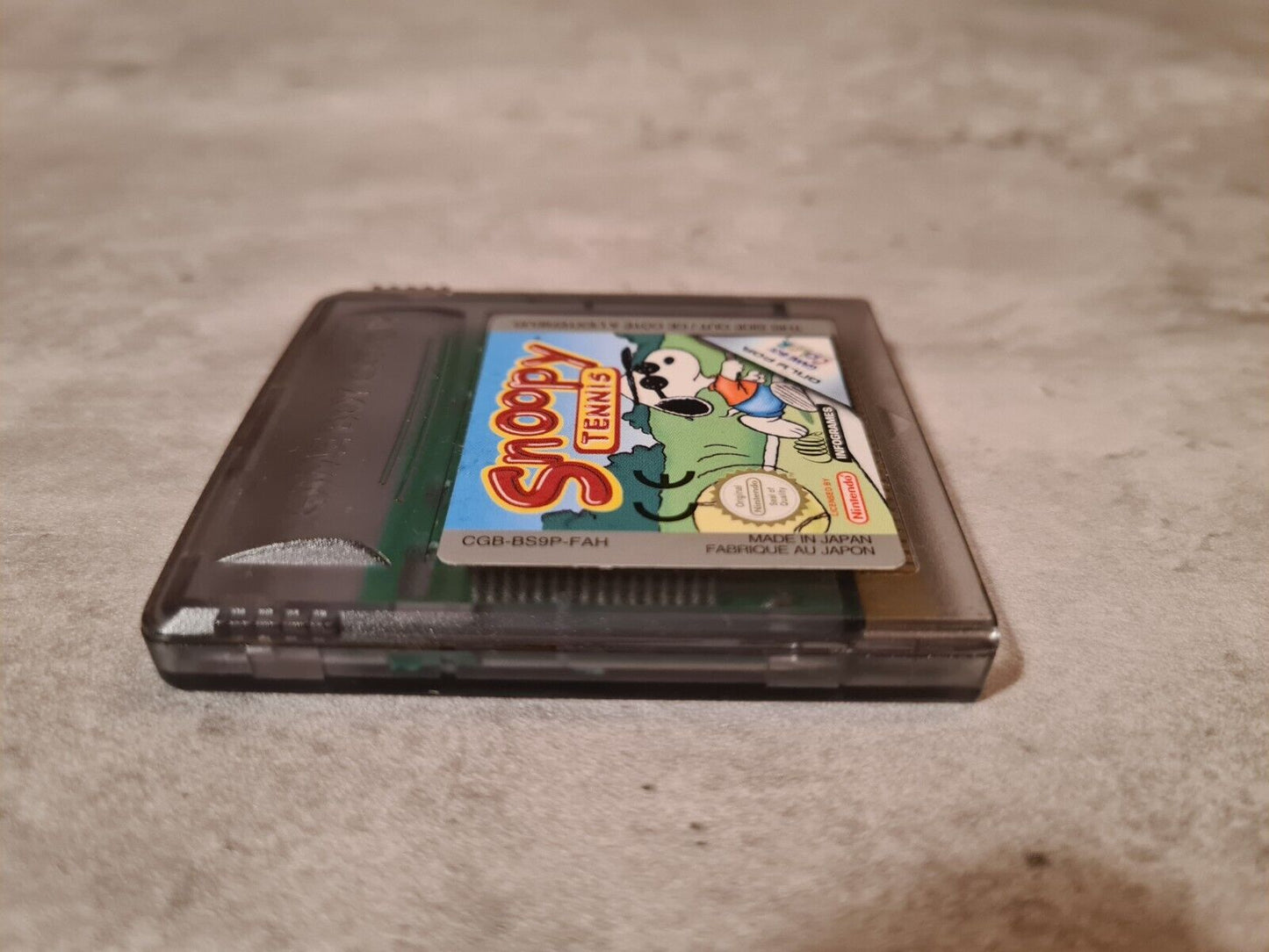 Nintendo Game Boy Color Snoopy Tennis FAH Modul - T-Retro-Games