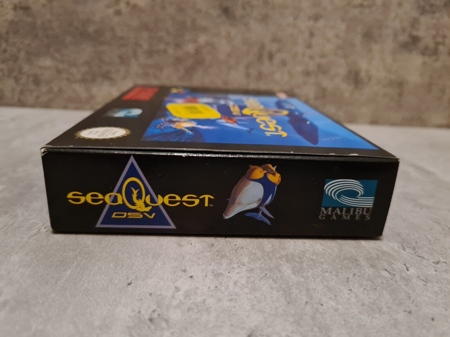 SNES Super Nintendo Sea Quest DSV mit OVP und Anleitung + Poster EUR - T-Retro-Games