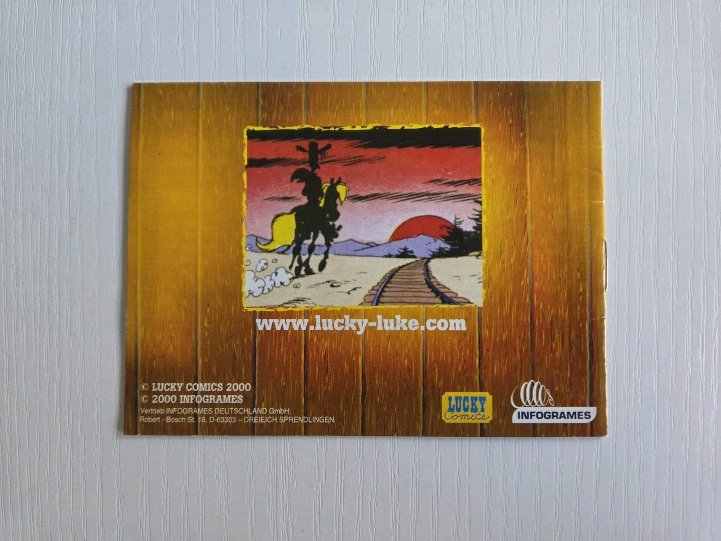 Nintendo Game Boy Color Spielanleitung Lucky Luke Banditen Express NOE