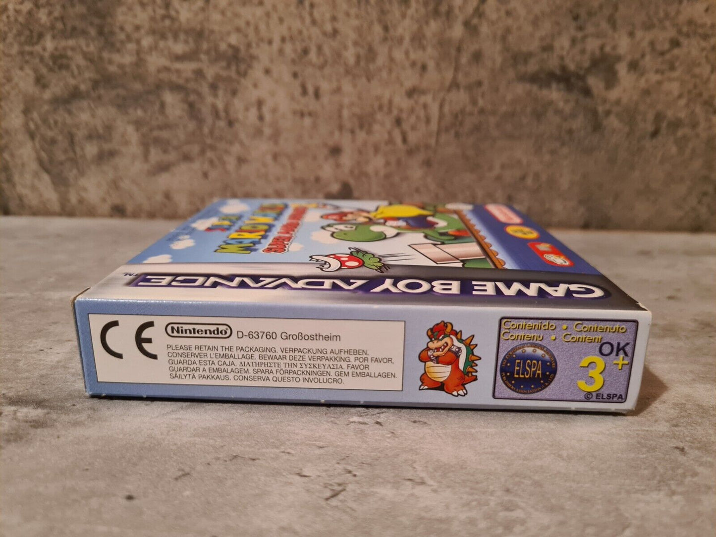 Nintendo Gameboy Advance Super Mario World Advance + OVP und Anleitung EUR - T-Retro-Games