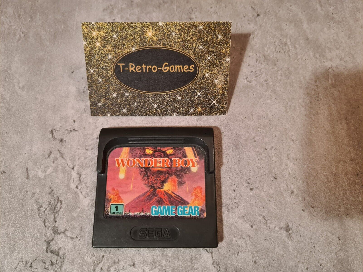 Sega Game Gear Wonder Boy Modul - T-Retro-Games