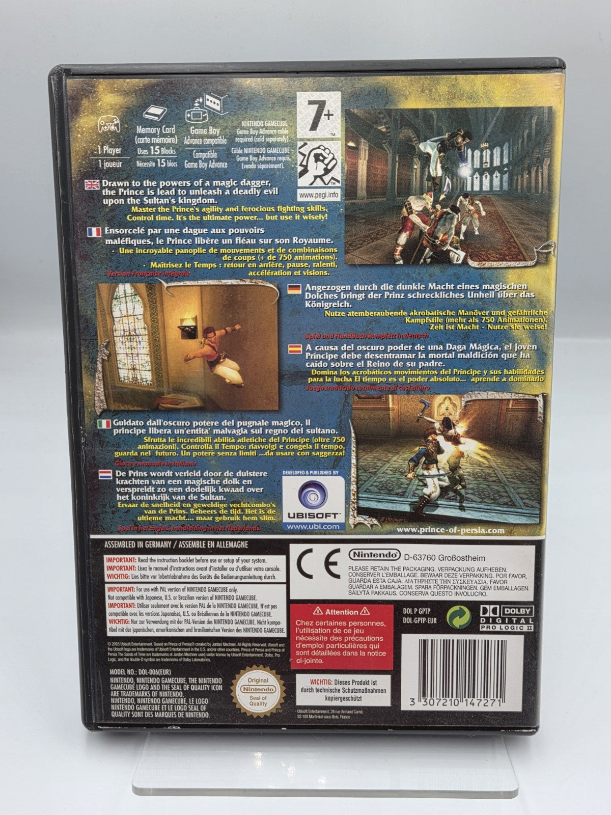 Nintendo GameCube Prince of Persia The Sands of Time mit OVP und Anleitung EUR - T-Retro-Games