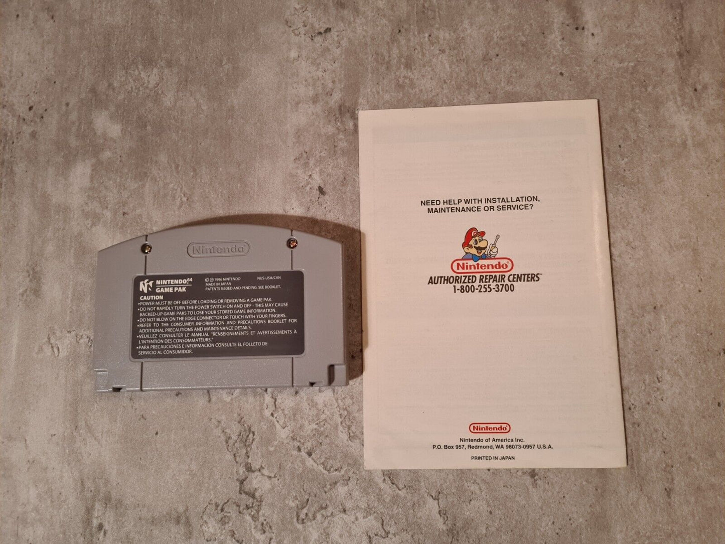 N64 Nintendo 64 Super Mario 64 mit OVP und Anleitung USA NTSC - T-Retro-Games