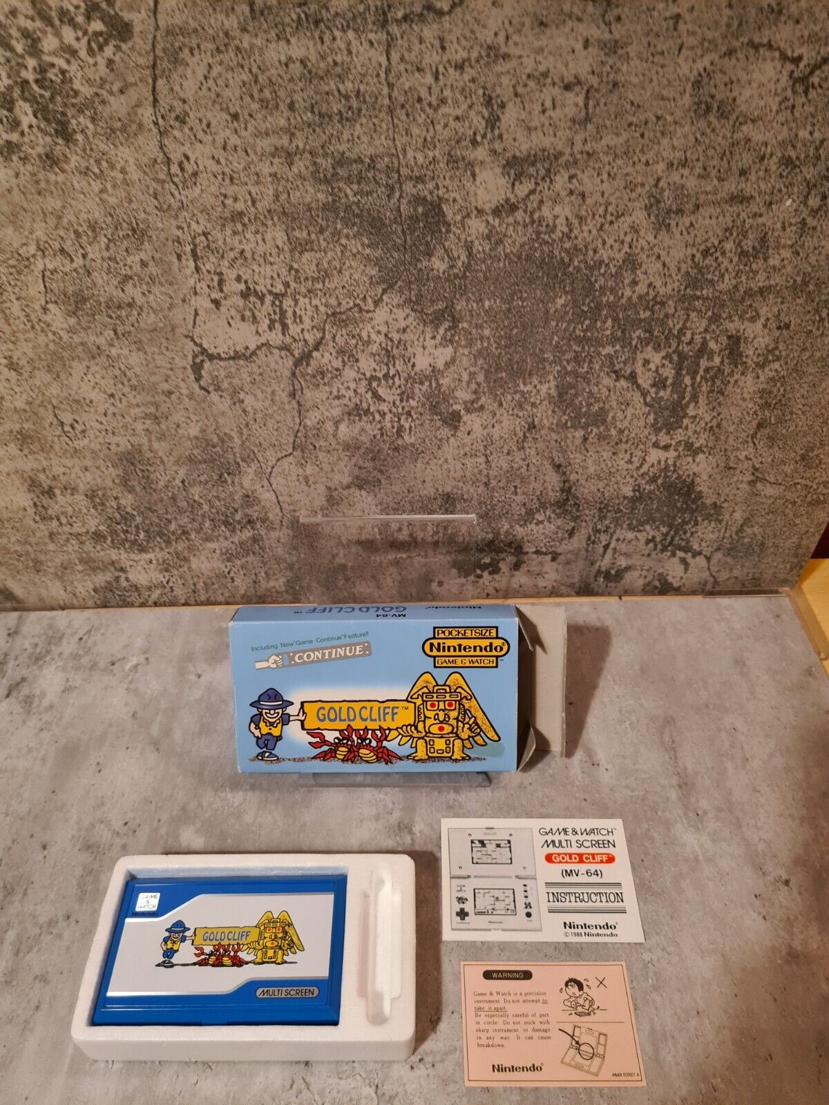 Nintendo Game & Watch Gold Cliff OVP MX-64 - T-Retro-Games
