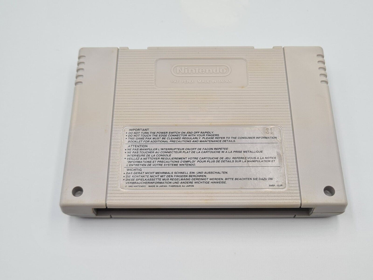 SNES Super Nintendo Power Rangers mit OVP und Anleitung EUR - T-Retro-Games