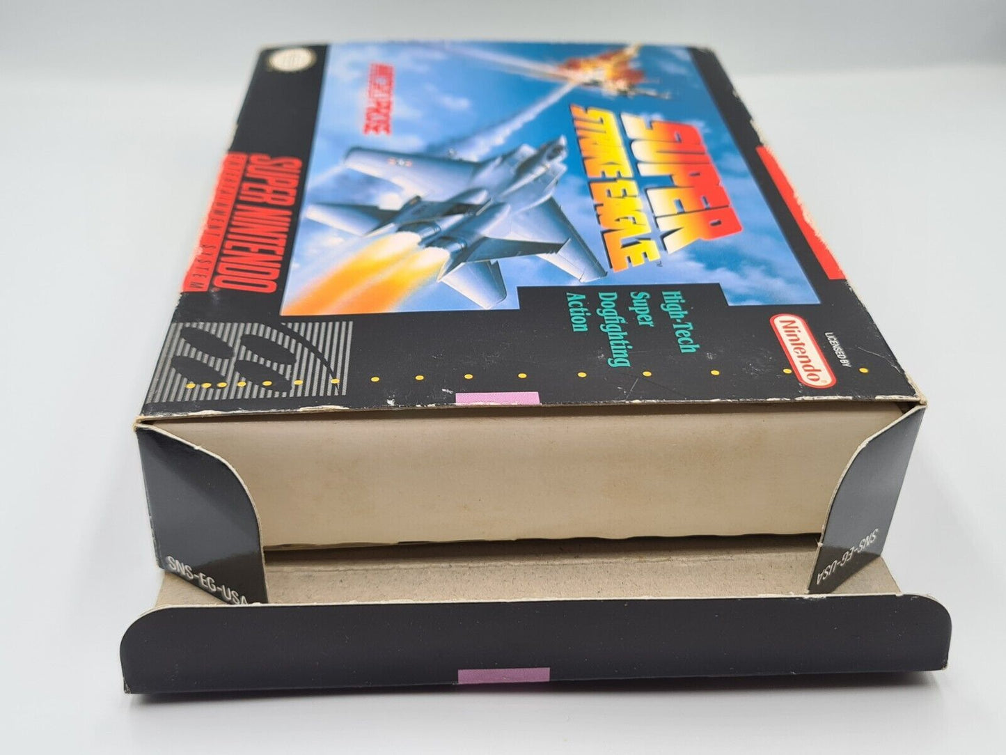 SNES Super Nintendo Super Strike Eagle mit OVP und Anleitung NTSC USA - T-Retro-Games