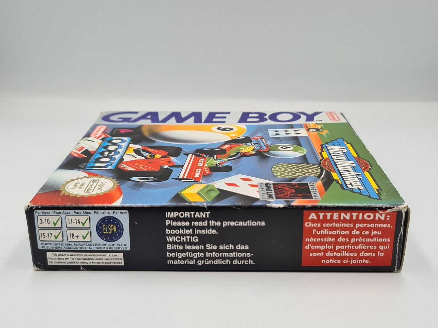 Nintendo Game Boy Classic Micro Machines mit OVP und Anleitung EUR - T-Retro-Games