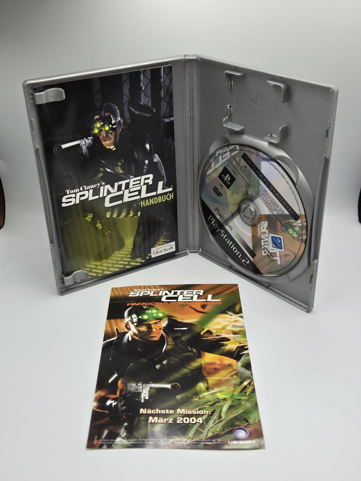 PS2 Playstation 2 Tom Clancy's Splinter Cell mit OVP und Anleitung Deutsch
