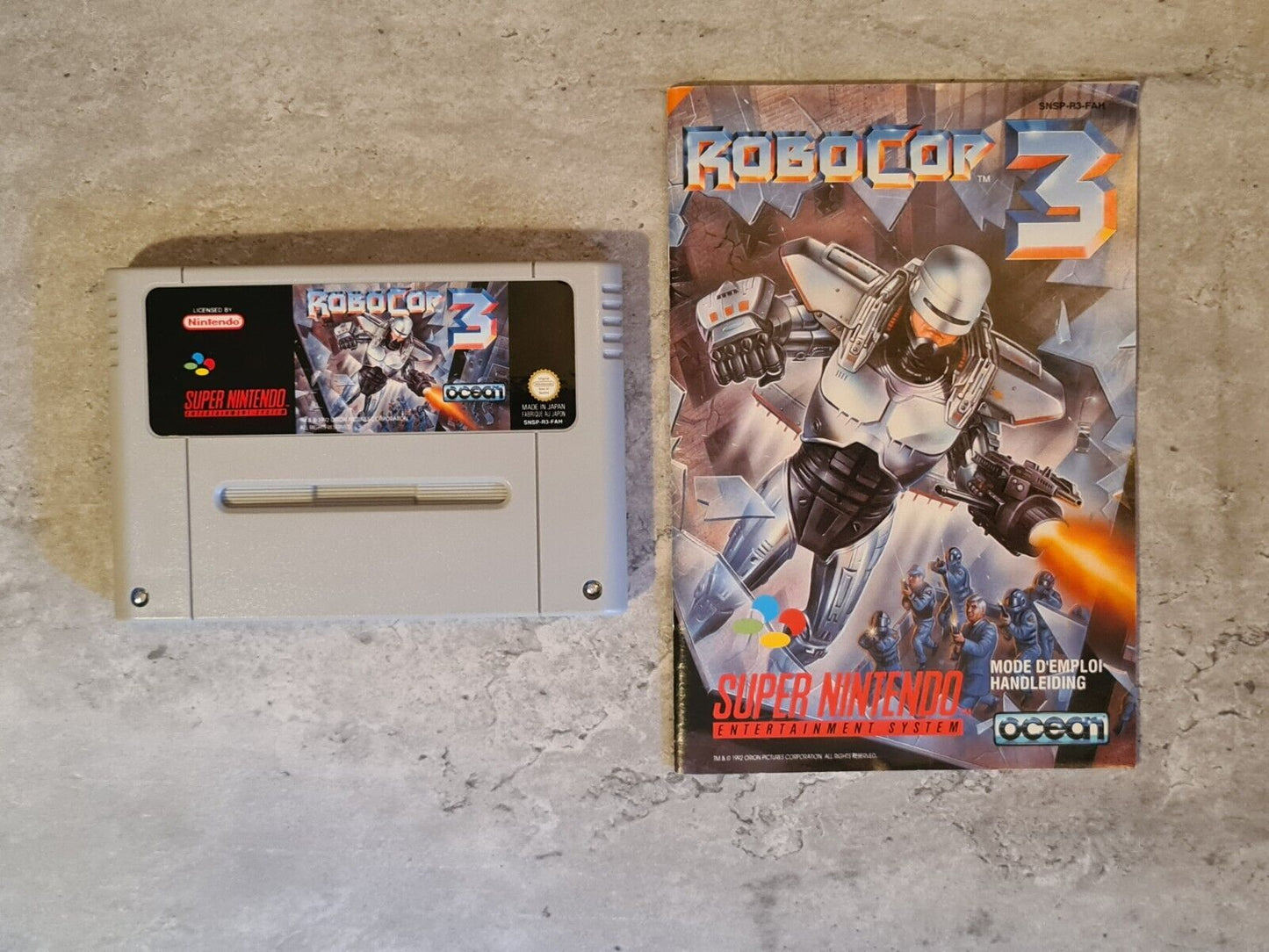 SNES Super Nintendo RoboCop 3 mit OVP und Anleitung FAH - T-Retro-Games