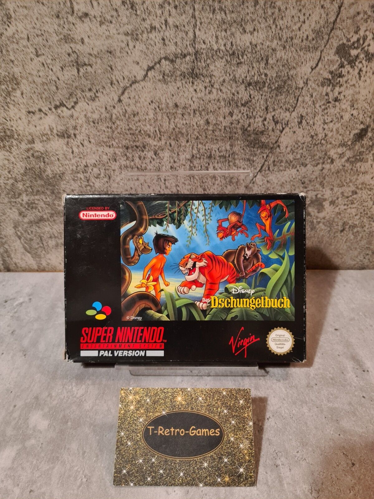 SNES Super Nintendo Disney Das Dschungelbuch mit OVP und Anleitung NOE - T-Retro-Games