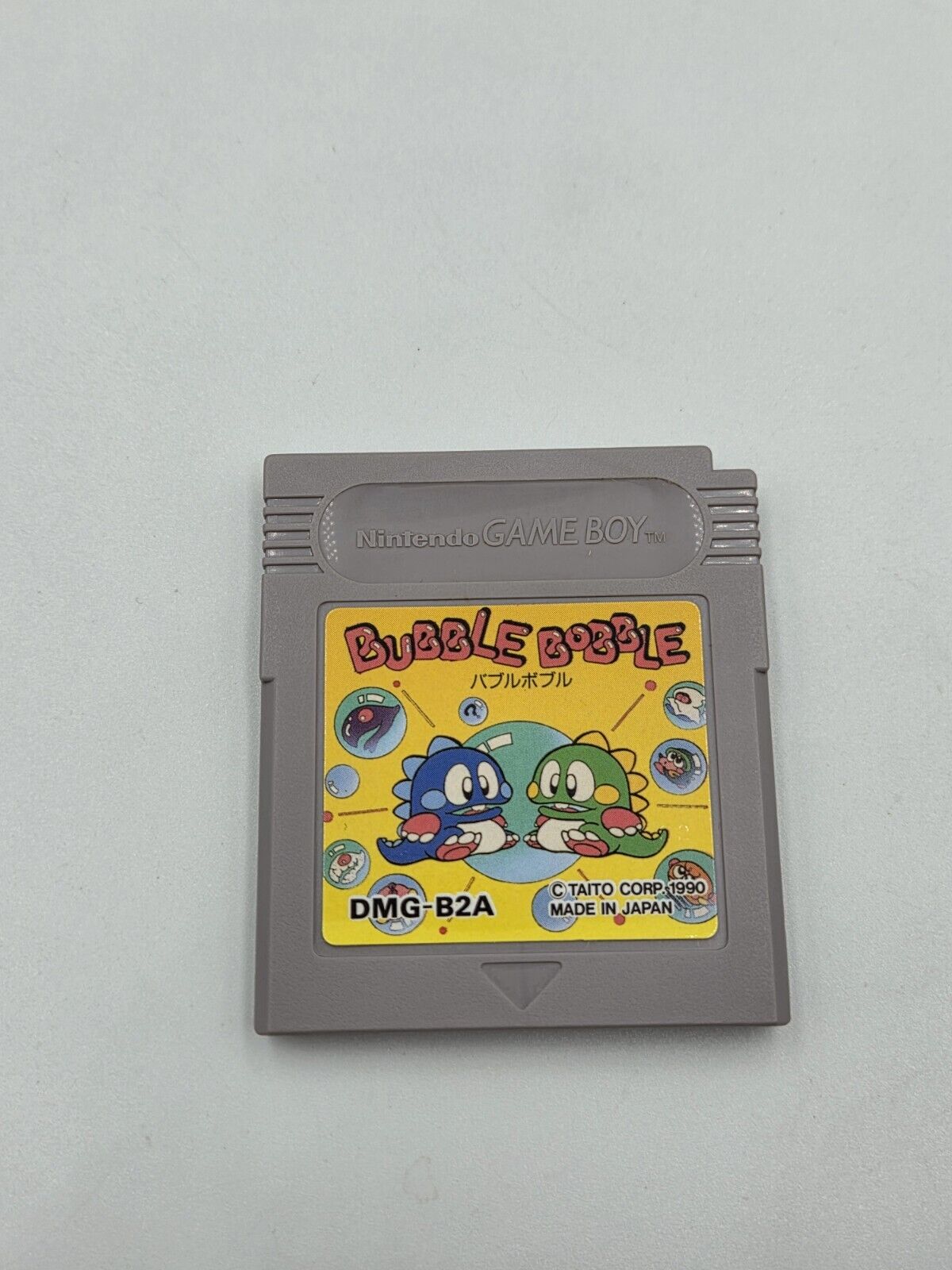 Nintendo Game Boy Classic Spiel Bubble Bobble mit OVP und Anleitung Japan - T-Retro-Games