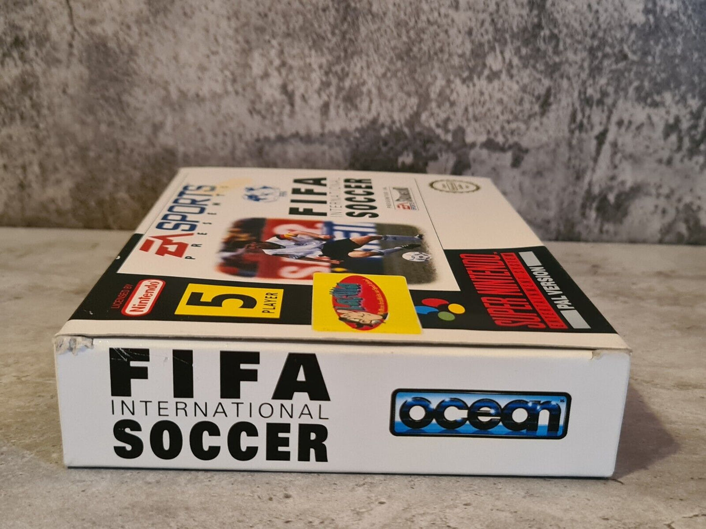 SNES Super Nintendo Fifa International Soccer mit OVP und Anleitung NOE - T-Retro-Games