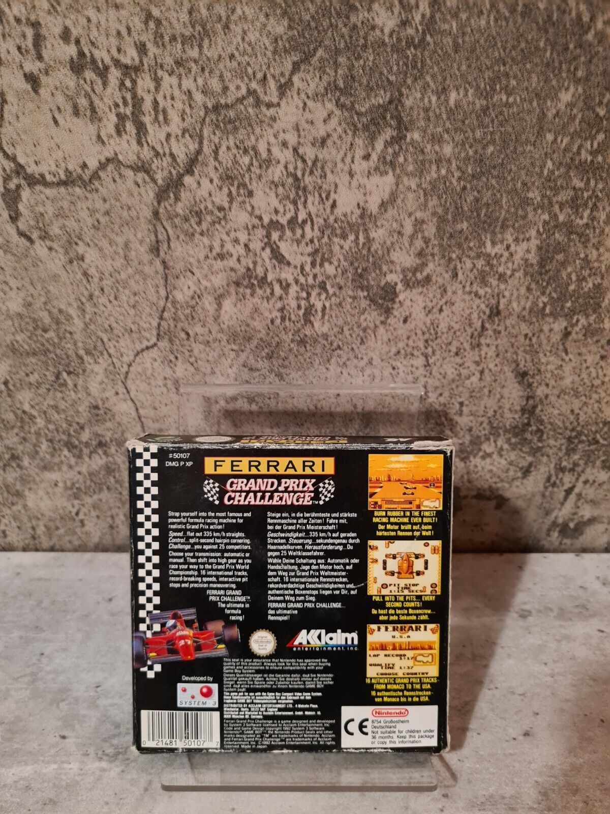 Nintendo Game Boy Classic Ferrari Grand Prix Challenge mit OVP und Anleitung NOE - T-Retro-Games