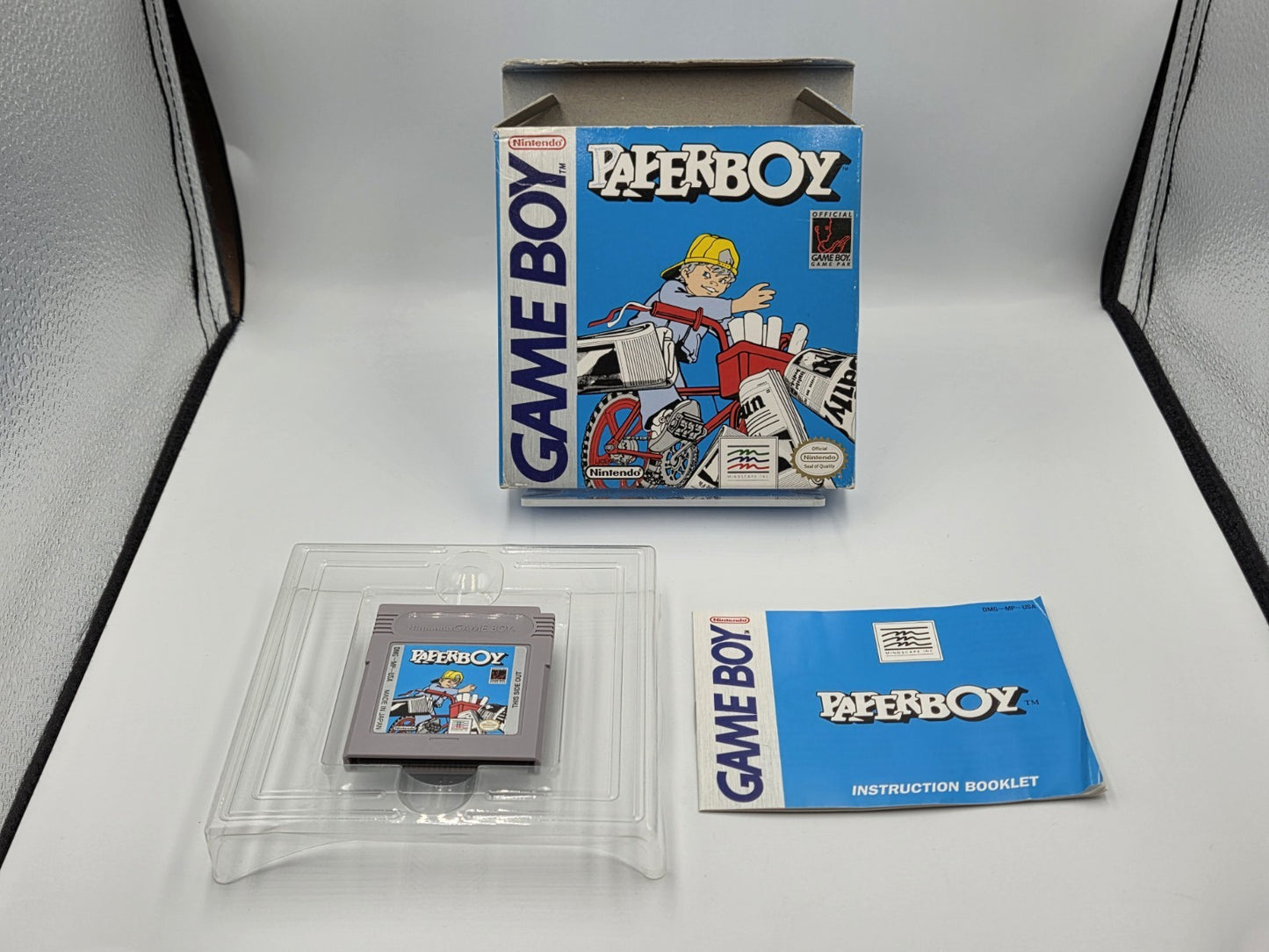 Nintendo Game Boy Classic Spiel Paperboy mit OVP und Anleitung USA