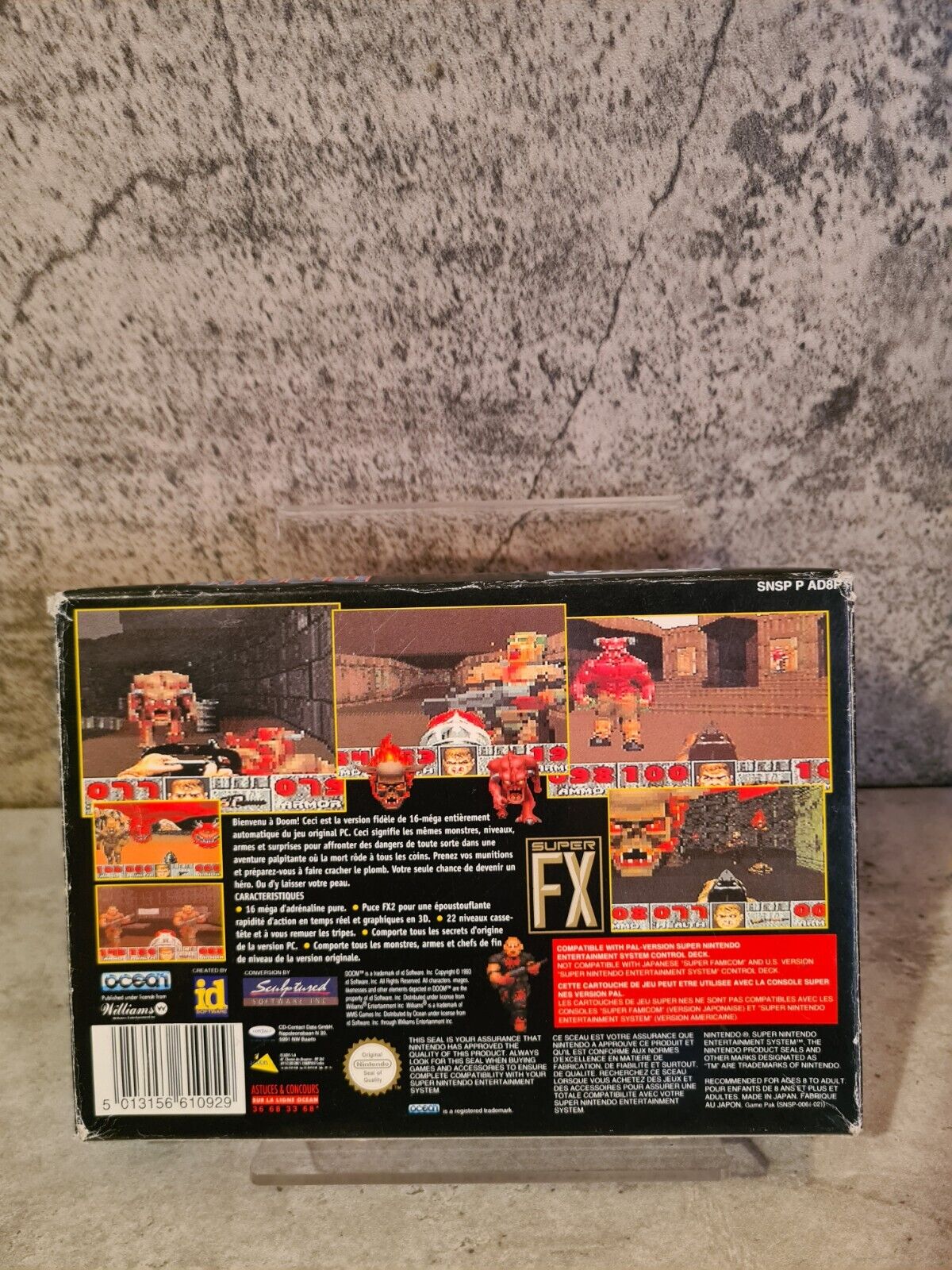 SNES Super Nintendo Doom mit OVP und Anleitung FAH - T-Retro-Games