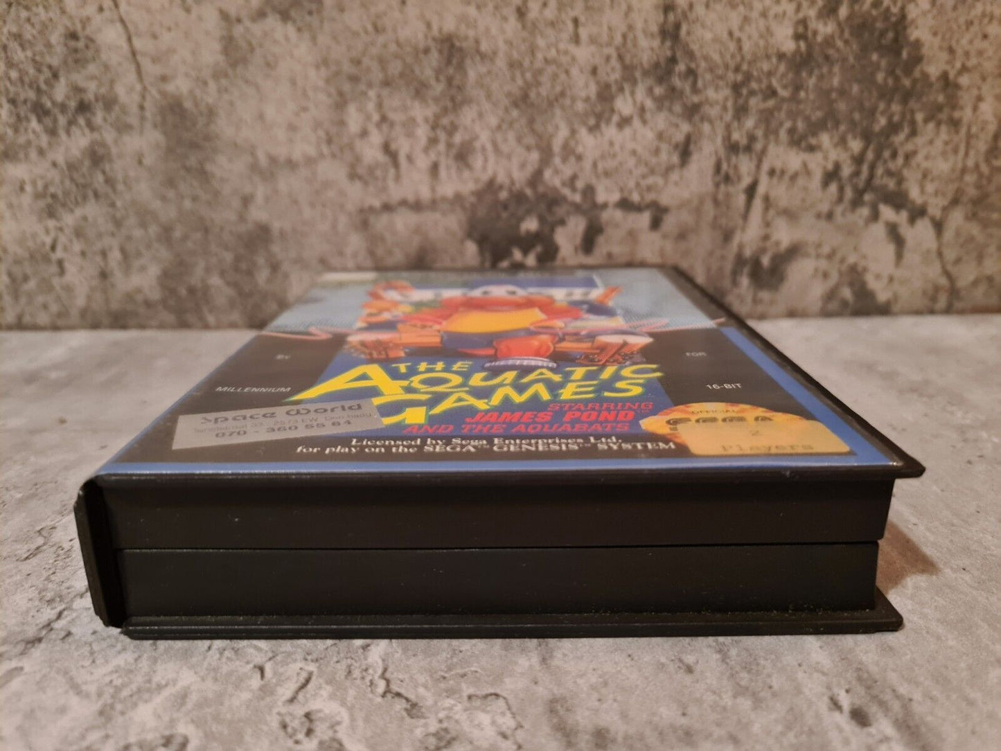 Sega Genesis The Aquatic Games mit OVP und Anleitung USA - T-Retro-Games