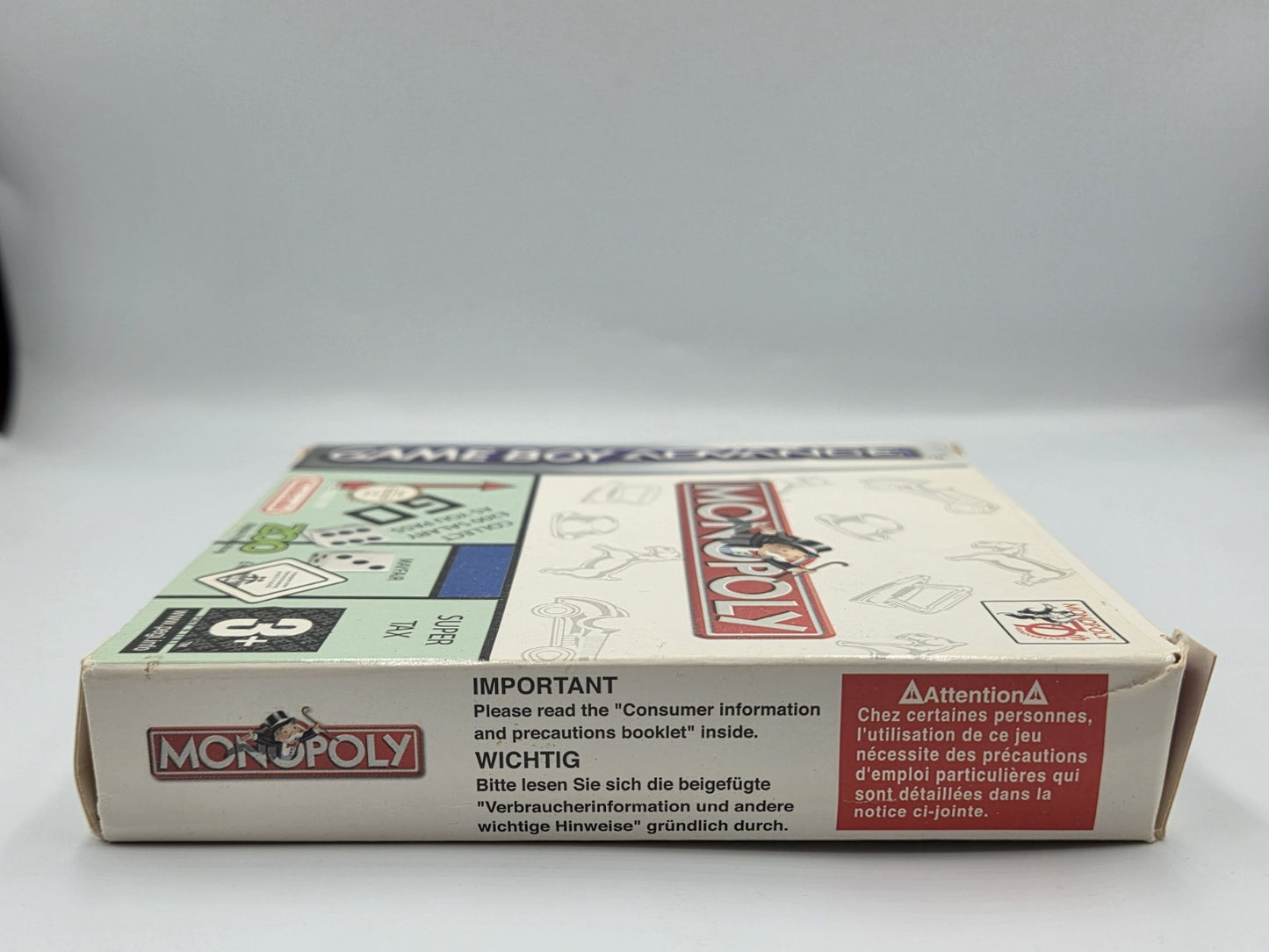 Nintendo Game Boy Advance Monopoly mit OVP und Anleitung EUR