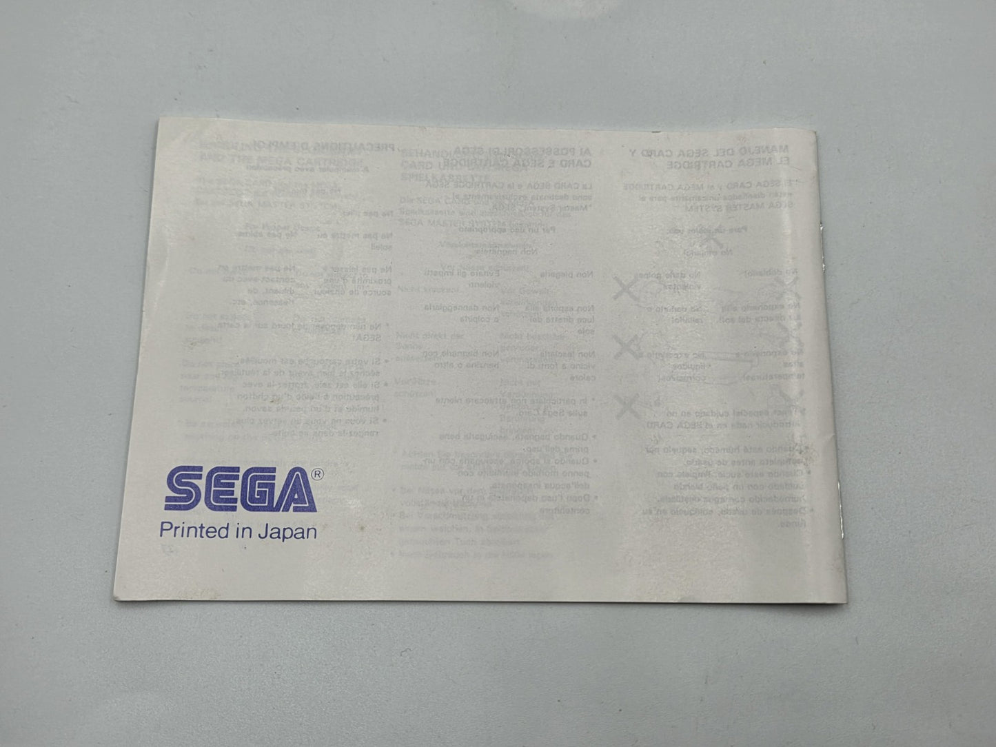 Sega Master System Choplifter mit OVP und Anleitung Multilingual