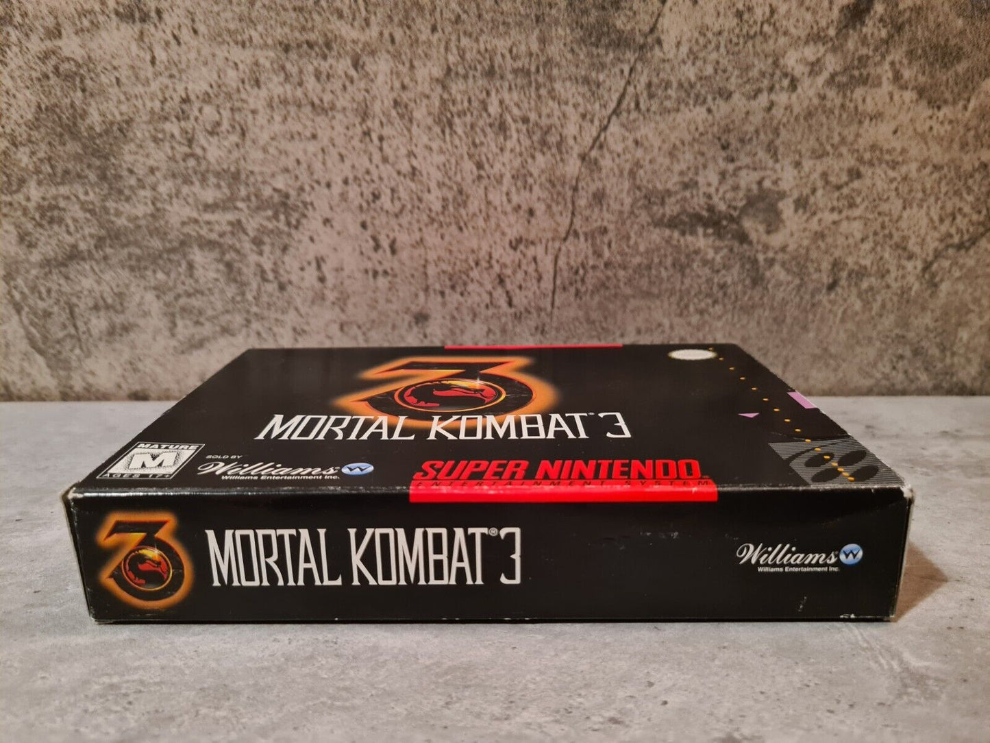 SNES Super Nintendo Mortal Kombat 3 mit OVP und Anleitung NTSC USA - T-Retro-Games