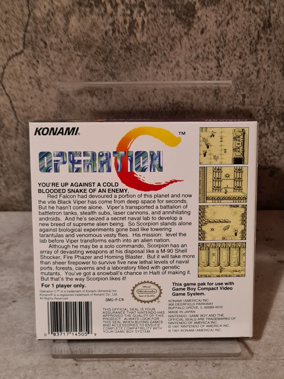 Nintendo Game Boy Classic Operation C mit OVP und Anleitung USA - T-Retro-Games