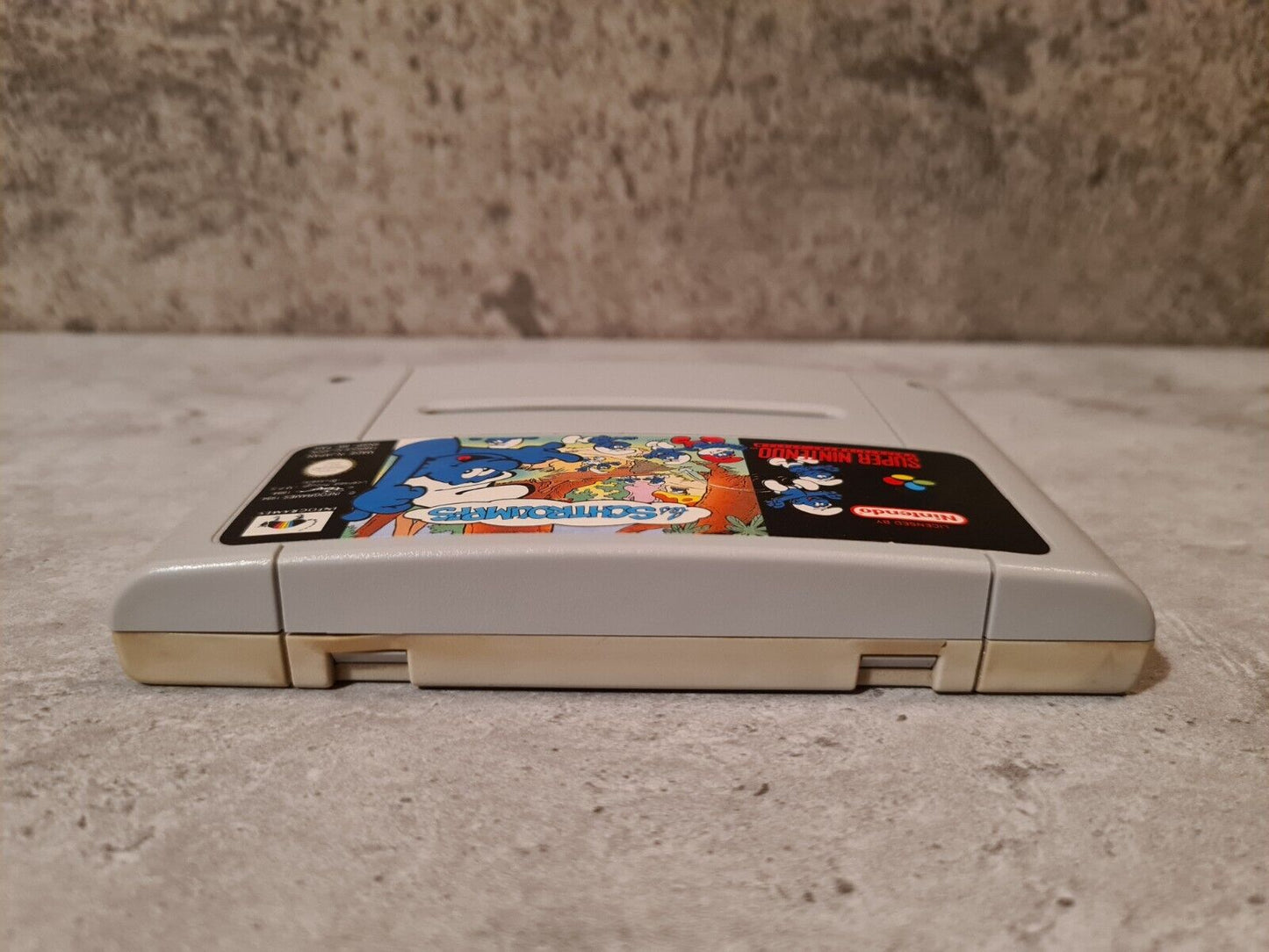 SNES Super Nintendo Les Schtroumpfs Modul FAH - T-Retro-Games