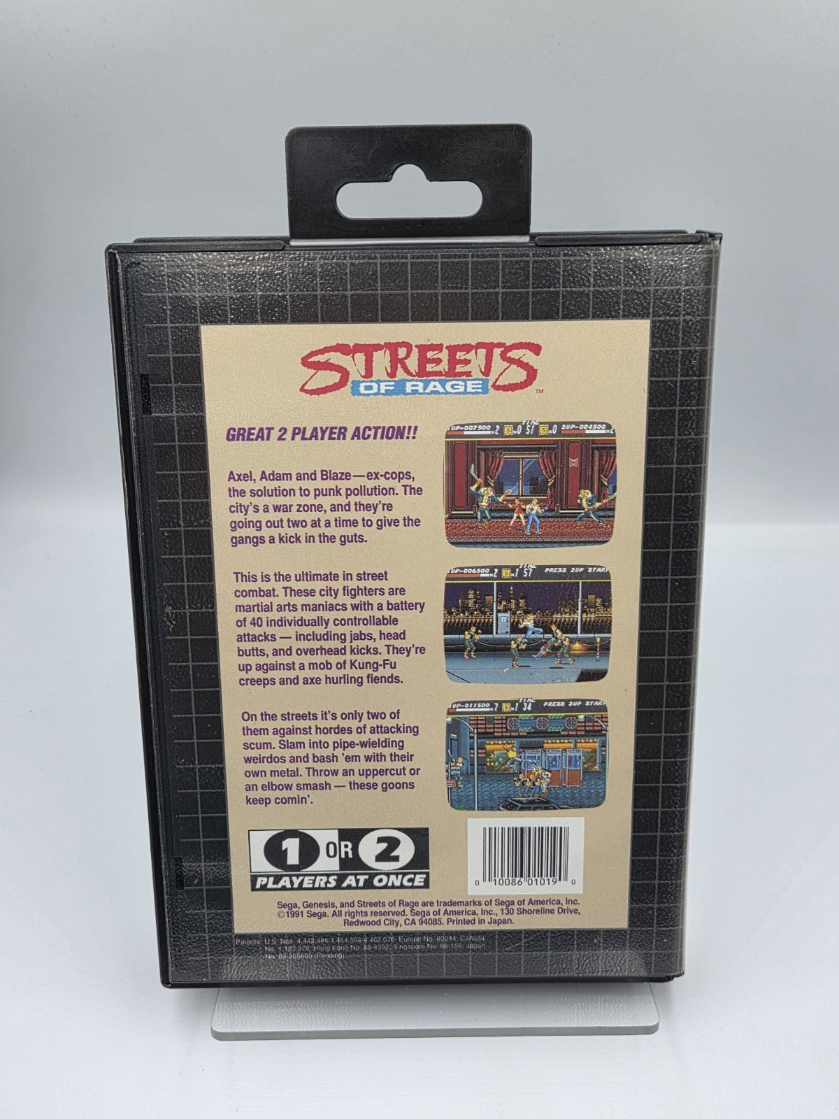 Sega Genesis Streets of Rage mit OVP und Anleitung USA