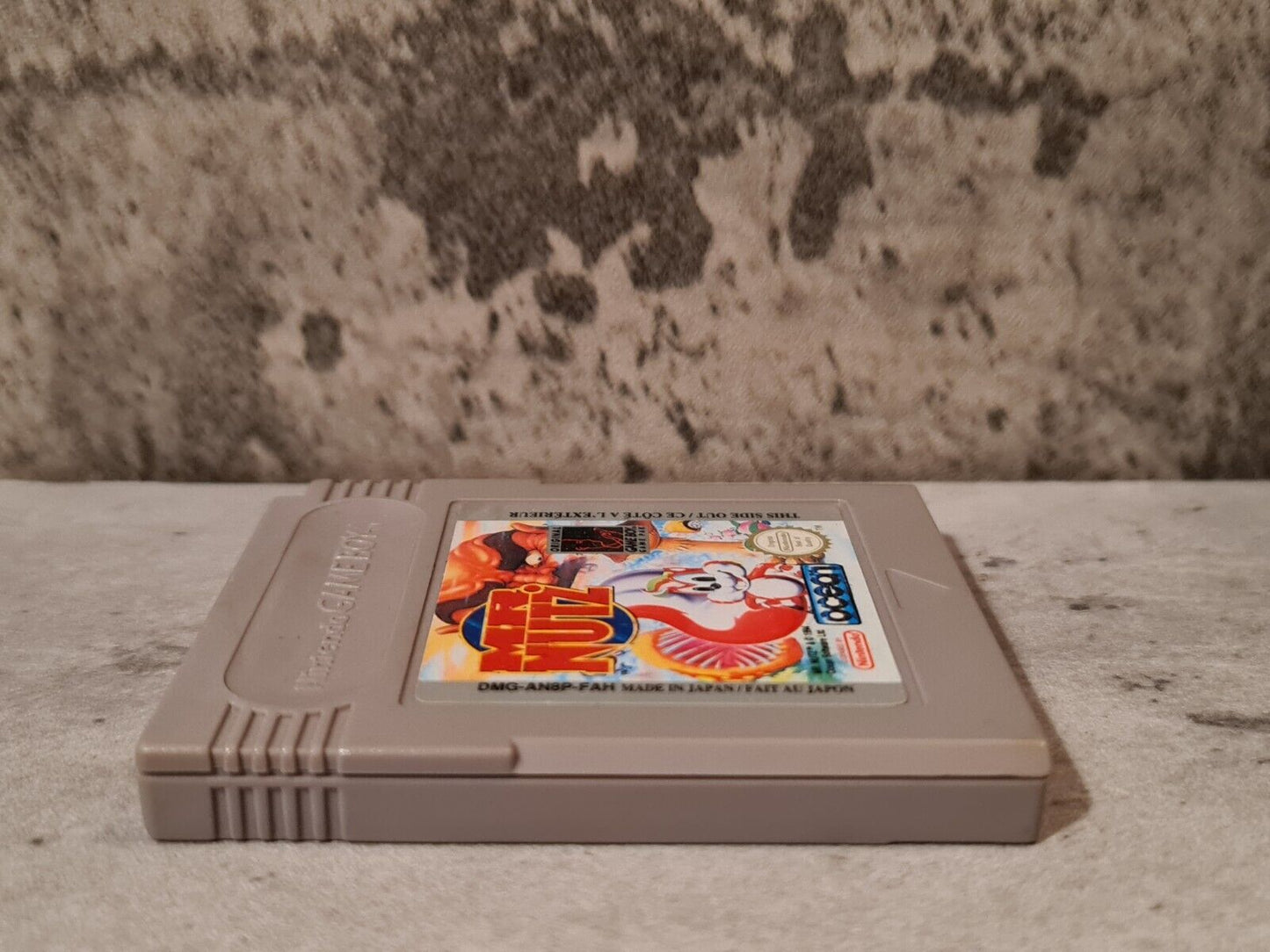 Nintendo Game Boy Classic Spiel Mr. Nutz Modul FAH - T-Retro-Games