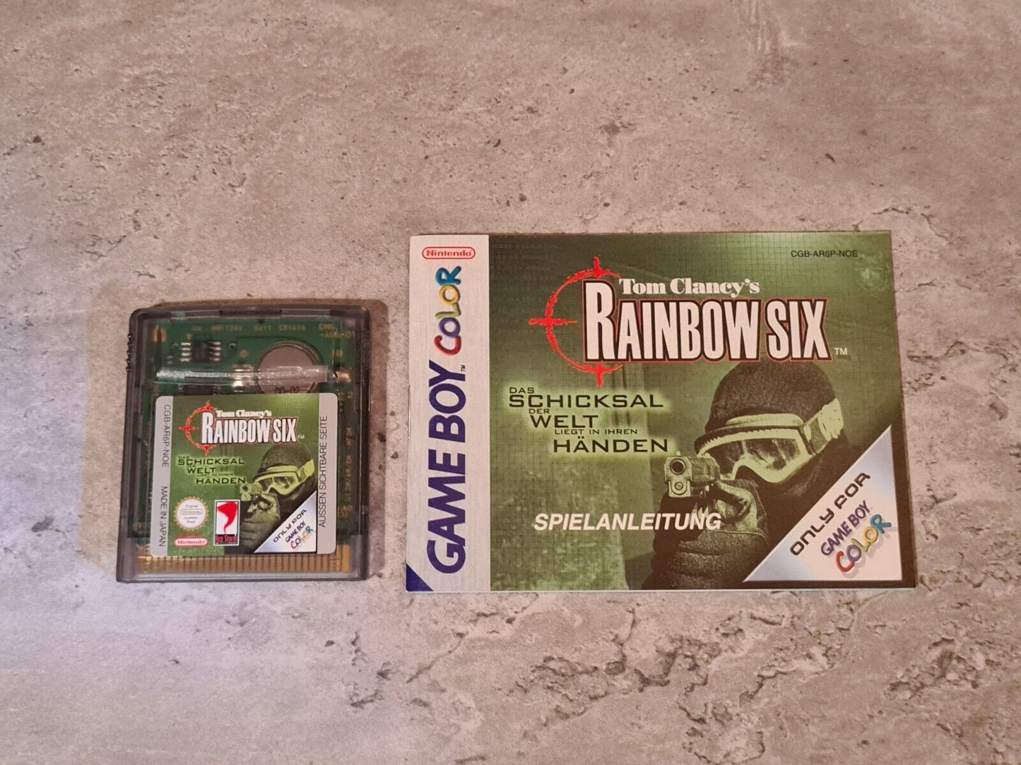Nintendo Game Boy Color Spiel Tom Clancy's Rainbow Six mit OVP und Anleitung NOE - T-Retro-Games