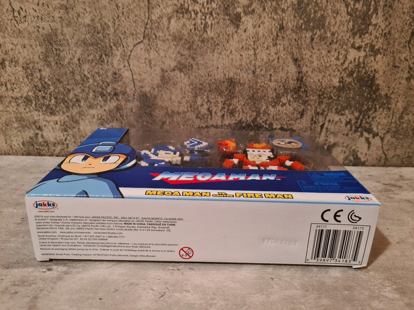 Jakks Mega Man vs. Fire Man Neu New - T-Retro-Games