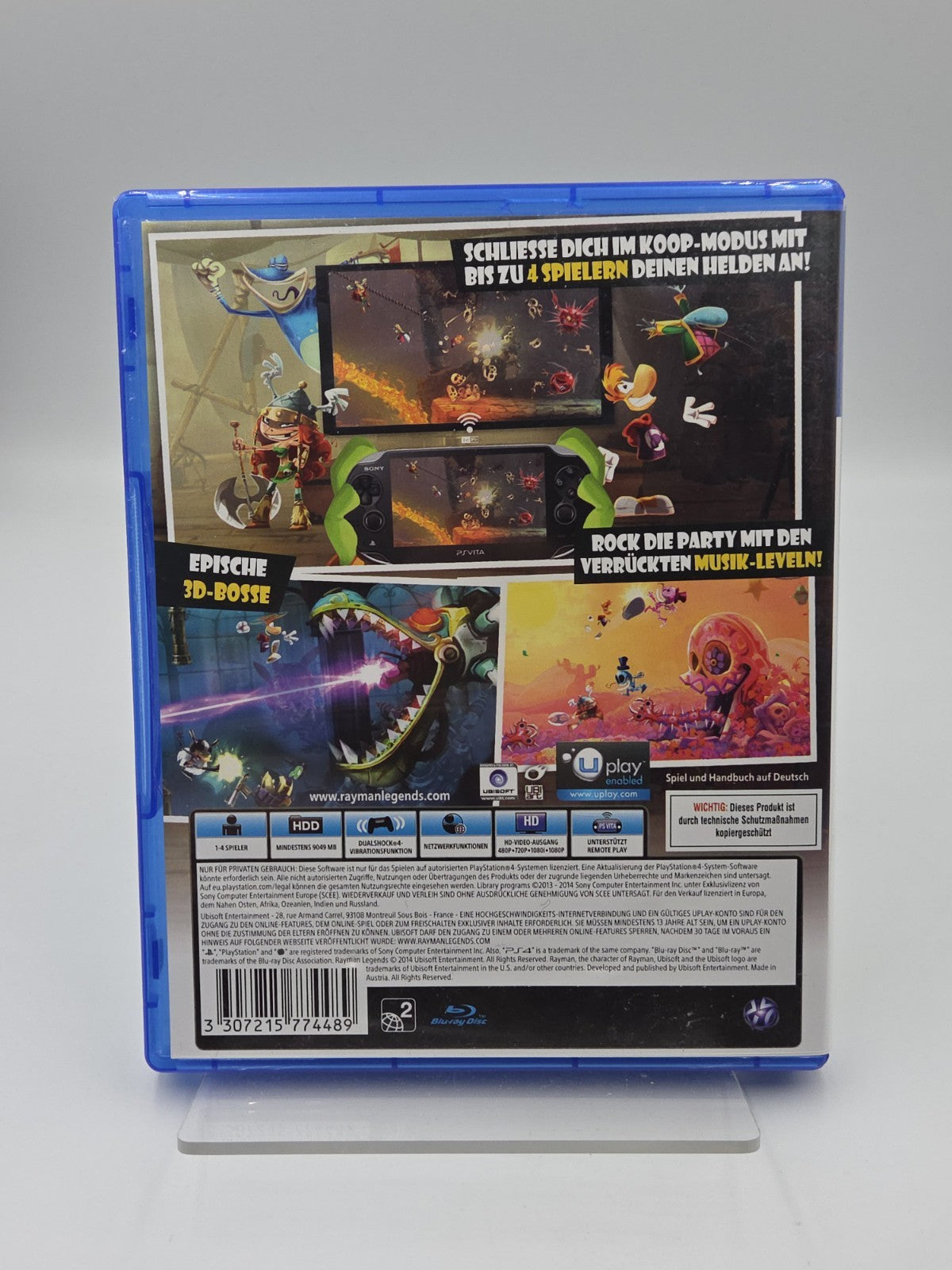 PS4 Playstation 4 Spiel Rayman Legends mit OVP und Anleitung Deutsch