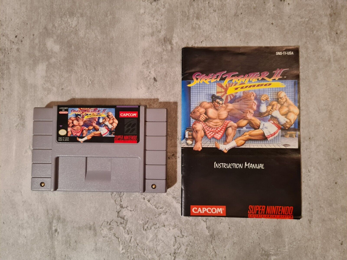 SNES Super Nintendo Street Fighter II Turbo mit OVP und Anleitung NTSC USA - T-Retro-Games