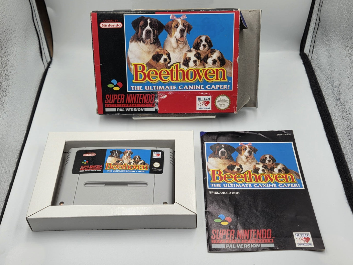 SNES Super Nintendo Beethoven The Ultimate Canine Caper! mit OVP + Anleitung NOE