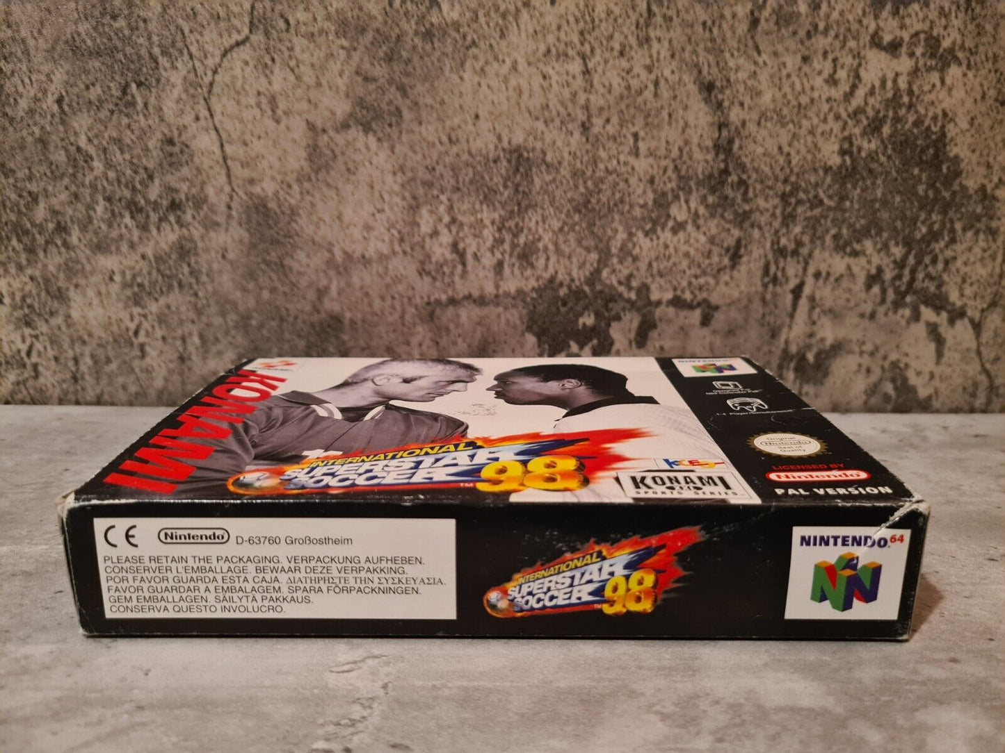N64 Nintendo 64 International Superstar Soccer 98 mit OVP und Anleitung EUR - T-Retro-Games