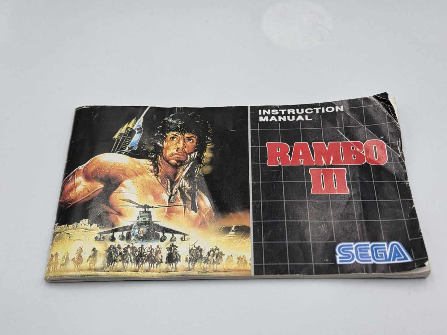 Sega Mega Drive Spiel Rambo III mit OVP und Anleitung Multi Language