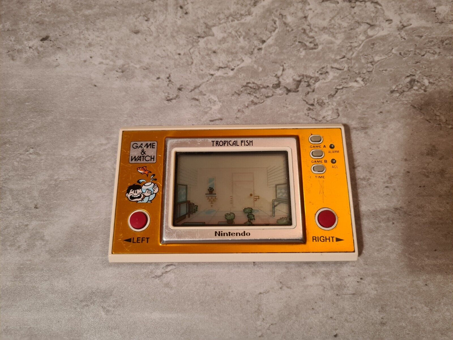 Nintendo Game & Watch Tropical Fish Konsole Console 1985 - T-Retro-Games