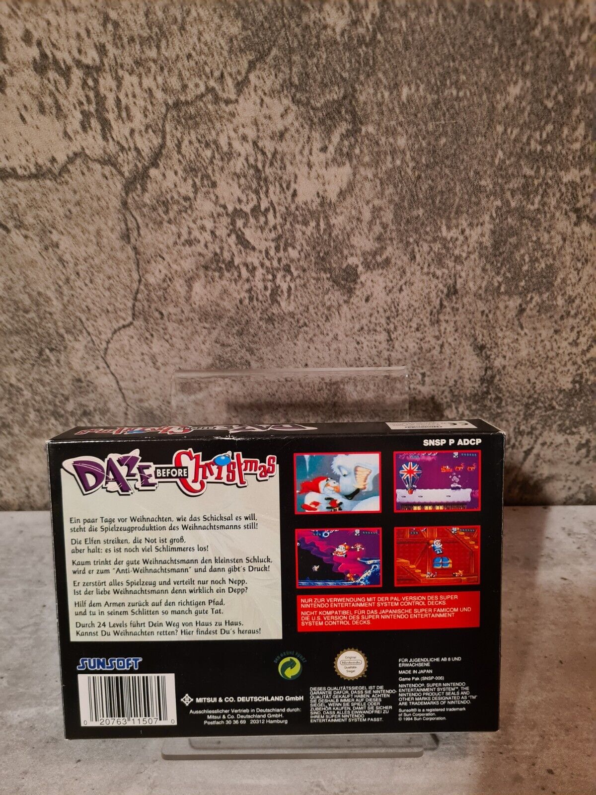 SNES Super Nintendo Daze Before Christmas mit OVP und Anleitung NOE - T-Retro-Games