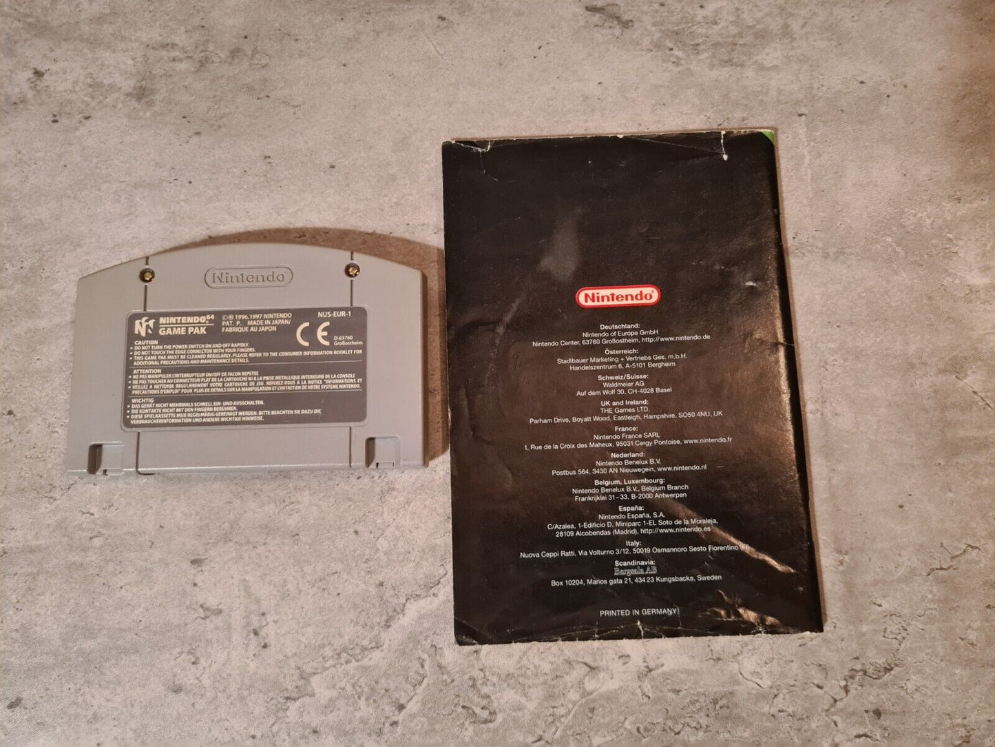 N64 Nintendo 64 Mario Kart 64 mit OVP und Anleitung EUR - T-Retro-Games