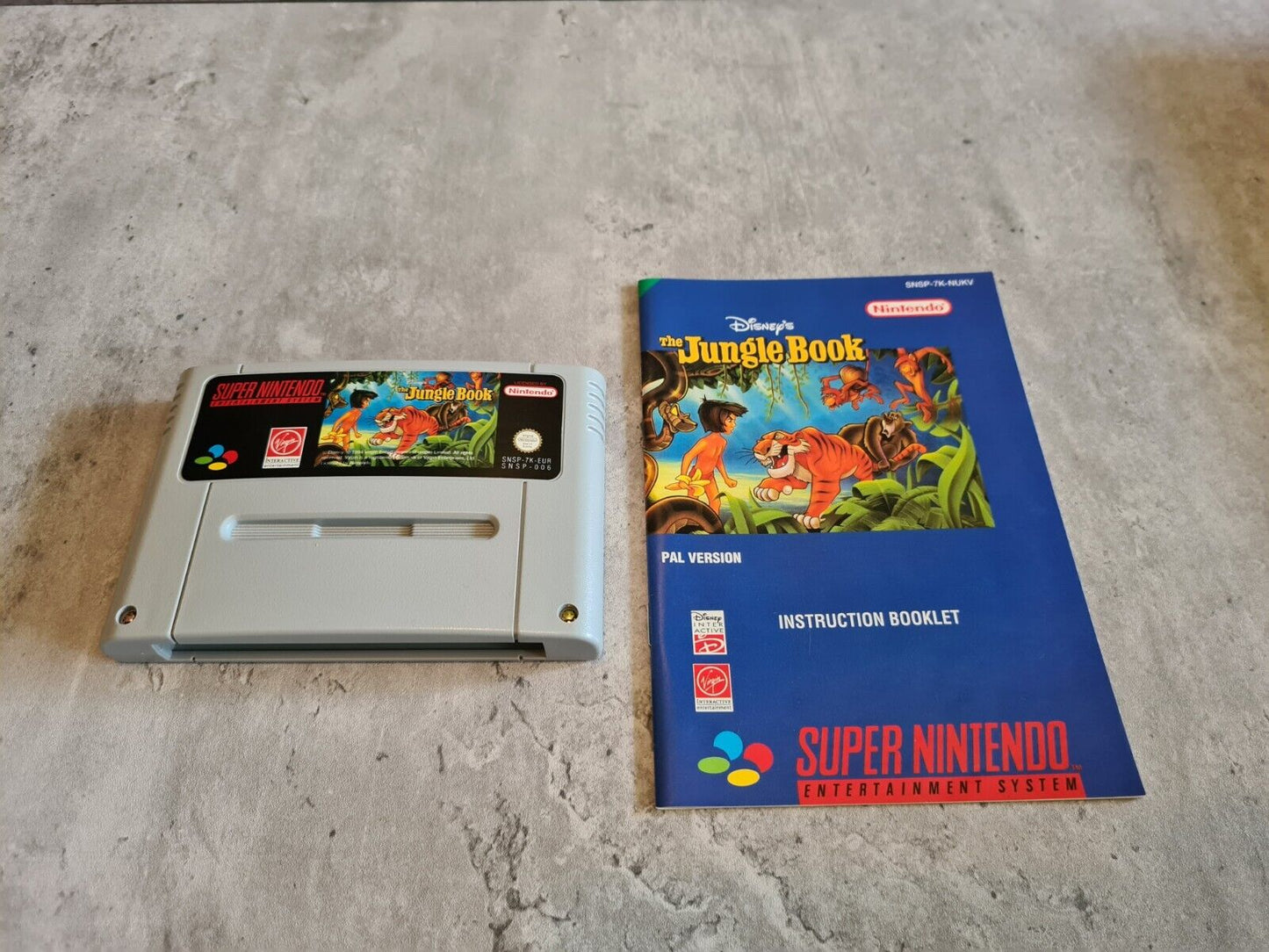 SNES Super Nintendo Disney's The Jungle Book mit OVP und Anleitung NUKV - T-Retro-Games