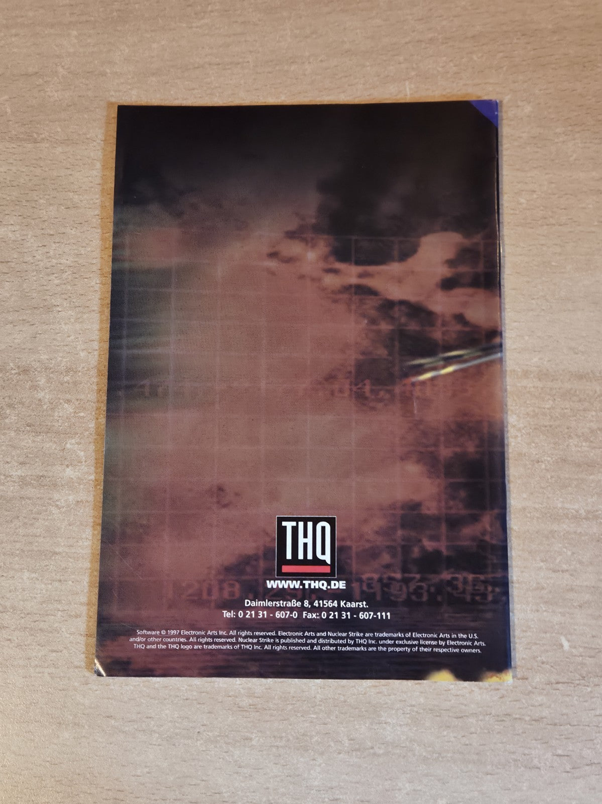 N64 Nintendo 64 Nuclear Strike Instruction Booklet NOE