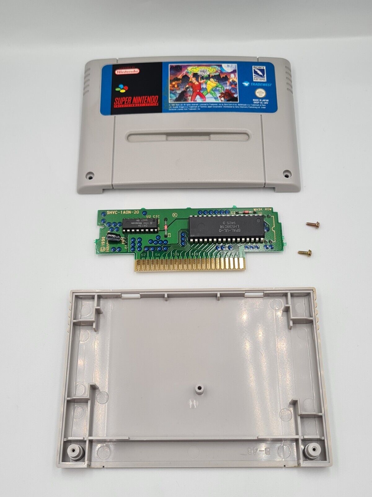 SNES Super Nintendo Battletoads Double Dragon mit OVP und Anleitung UKV - T-Retro-Games