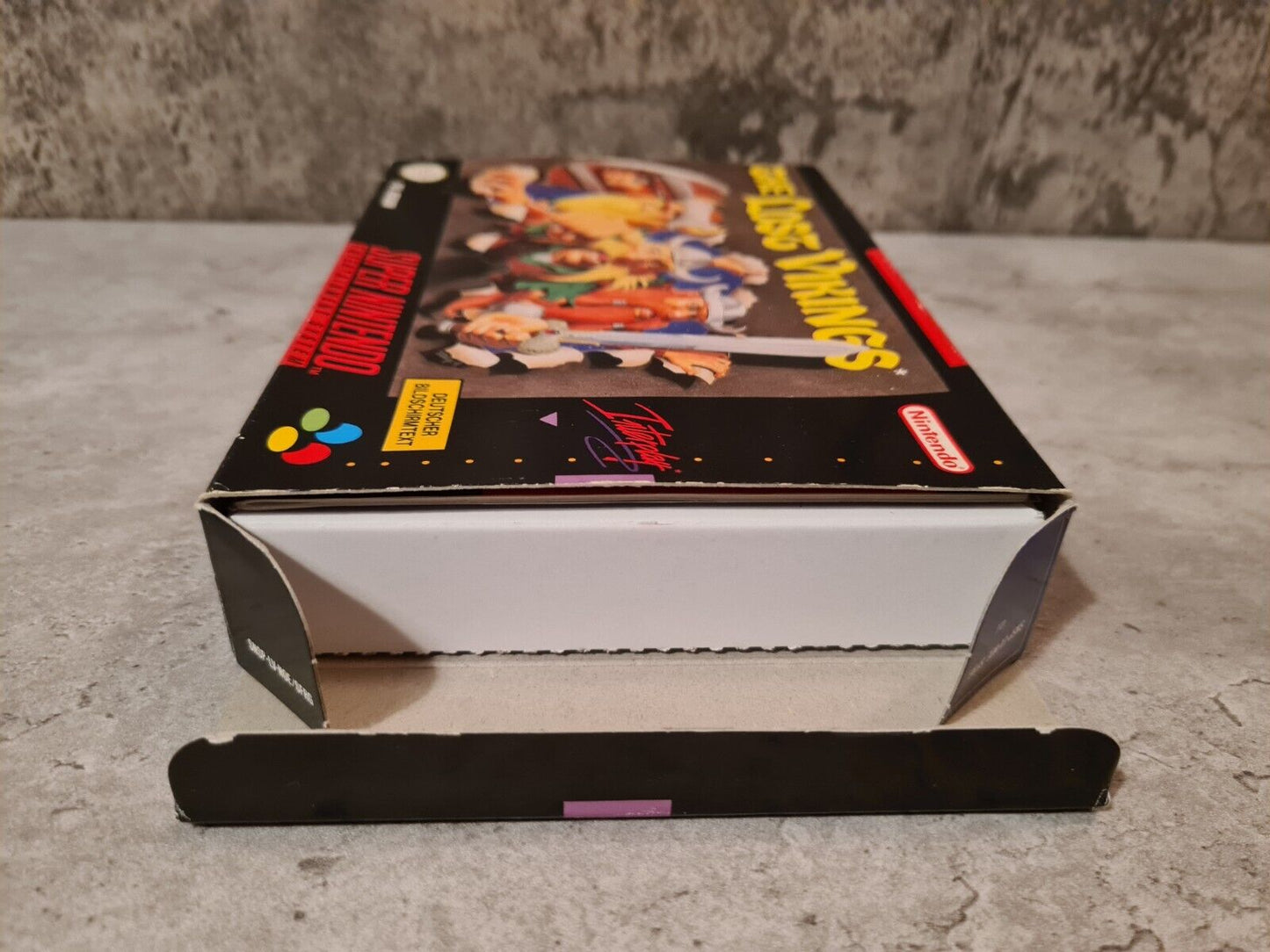 SNES Super Nintendo The Lost Vikings mit OVP und Anleitung NOE / SFRG - T-Retro-Games