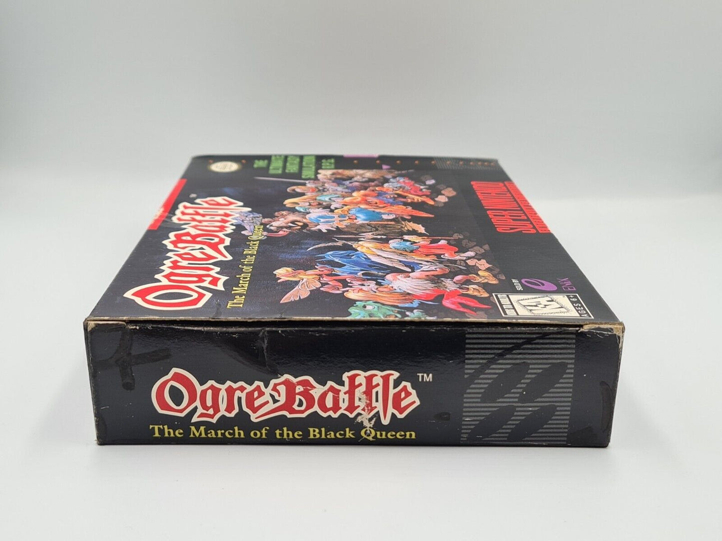 SNES Super Nintendo Ogre Battle mit OVP und Anleitung + Karten NTSC-USA - T-Retro-Games