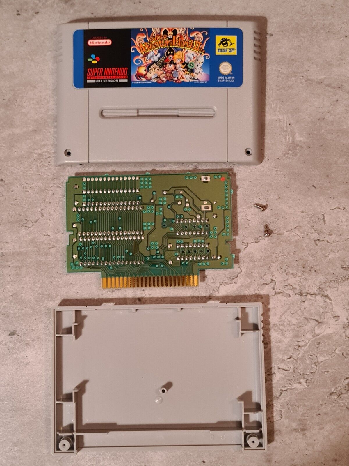 SNES Super Nintendo Super Adventure Island II mit OVP und Anleitung + Poster UKV - T-Retro-Games