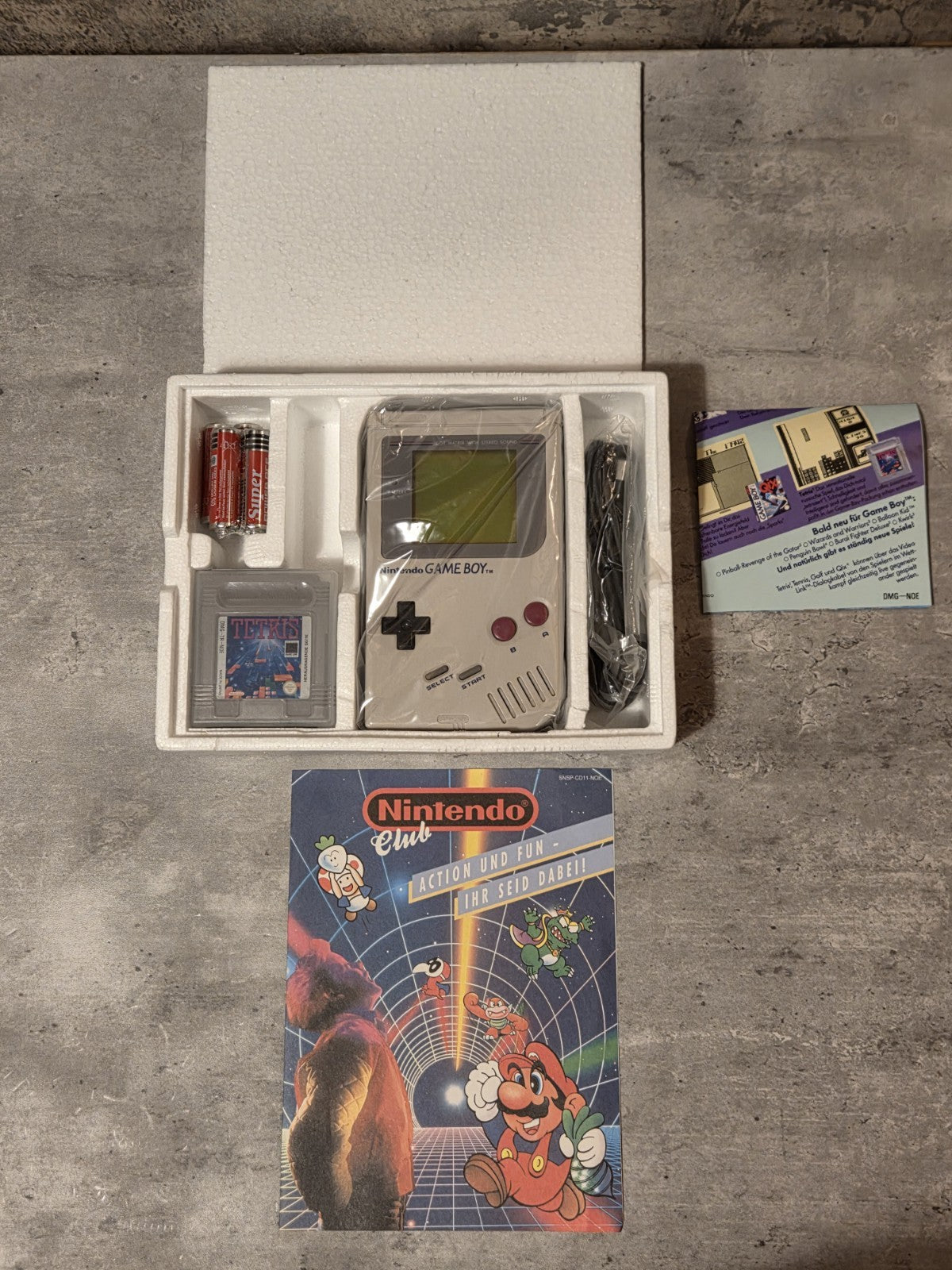 Nintendo Game Boy Classic Konsole Console Tetris OVP NOE Deutsch